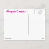 Paaseieren postkaart feestdagenkaart (Achterkant)