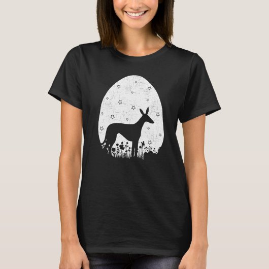 Paaseieren  Retro Style Greyhound Dog Easte T-shirt (Voorkant)