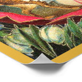 Paaseieren rode  Pasen Poster (Hoek)