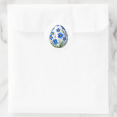 paaseieren ronde sticker (Tas)