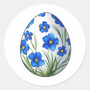 paaseieren ronde sticker