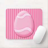 Paaseieren (roze) Mousepad Muismat (Met muis)