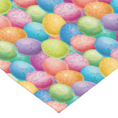 Paaseieren Roze Paars blauw patroon Korte Tafelloper (Hoek)