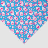 Paaseieren roze wit aangepaste kleur geschenkweefs tissuepapier (Detail)