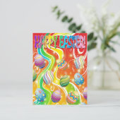 Paaseieren — siervormig ontwerp feestdagenkaart (Staand voorkant)