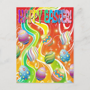 Paaseieren — siervormig ontwerp feestdagenkaart