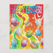 Paaseieren — siervormig ontwerp feestdagenkaart (Voorkant)