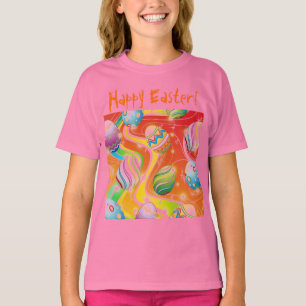 Paaseieren — siervormig ontwerp t-shirt