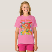 Paaseieren — siervormig ontwerp t-shirt (Voorkant volledig)