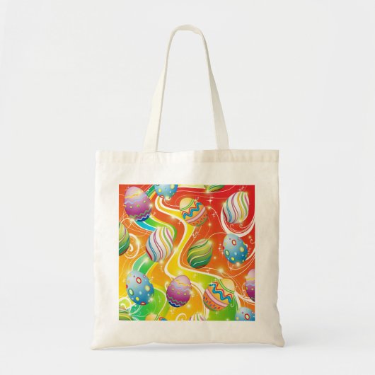 Paaseieren — siervormig ontwerp tote bag (Voorkant)