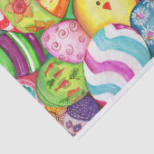 Paaseieren, snijweefsel van de waterverf tissuepapier (Detail)