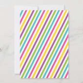 Paaseieren - Tante kleurige eieren Kaart (Achterkant)