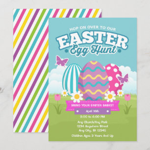 Paaseieren - Tante kleurige eieren Kaart