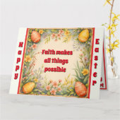 Paaseieren  trendy Collectie Kaart (Gele Bloem)