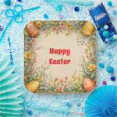 Paaseieren  trendy Collectie Papieren Bordje (Feest)