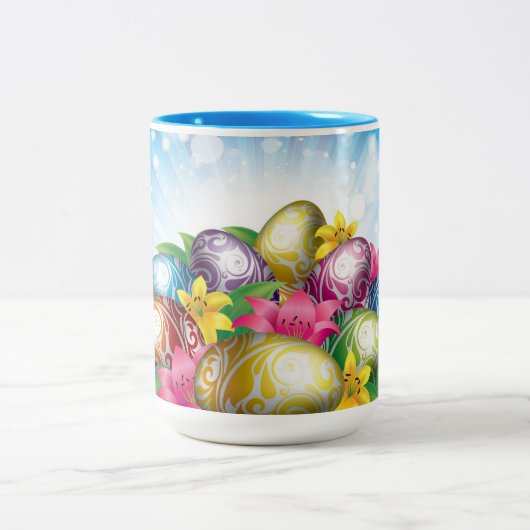 Paaseieren Tweekleurige Koffiemok (Center)