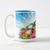 Paaseieren Tweekleurige Koffiemok (Links)