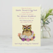 Paaseieren Uilennest Kaart (Staand voorkant)