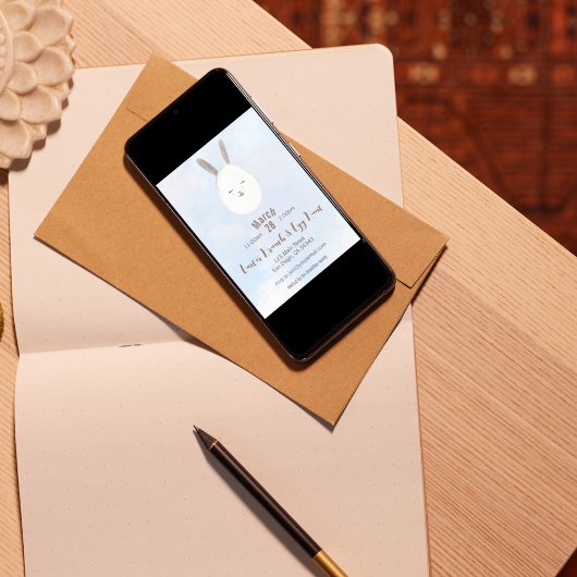 Paaseieren uit Brunch en Egg Hunt Kaart