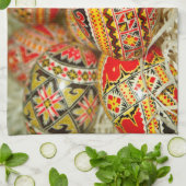 Paaseieren uit Roemenië Theedoek (Gevouwen)