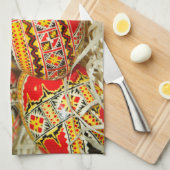 Paaseieren uit Roemenië Theedoek (Quarter Fold)