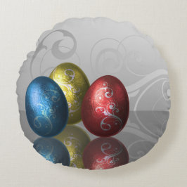 Paaseieren van Glamour - Ronde Pillow Rond Kussen