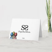 Paaseieren van glamour - Wenskaart Feestdagen Kaart (Achterkant)