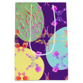 Paaseieren van "Happy Easter" Medium Cadeauzakje (Achterkant)