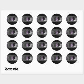 Paaseieren van het aambeeld ronde sticker (Vel)