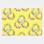 Paaseieren van vlinderbloemigen inpakpapier vel (Voorkant)