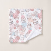 Paaseieren van Waterverf Bad Handdoek (Wasdoekje)