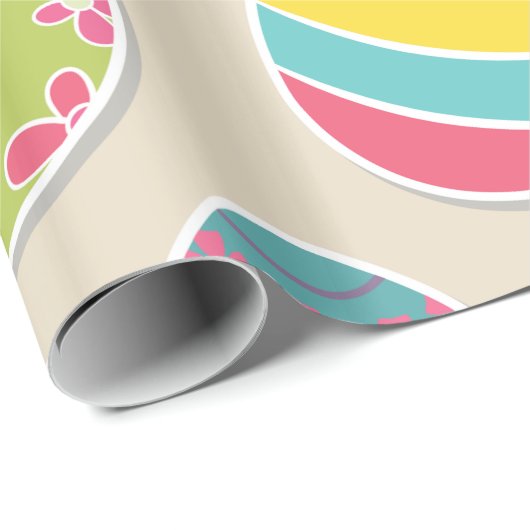 paaseieren, verpakkingspapier cadeaupapier (Rol Hoek)