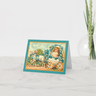 Paaseieren Vintage Floral Feestdagen Kaart
