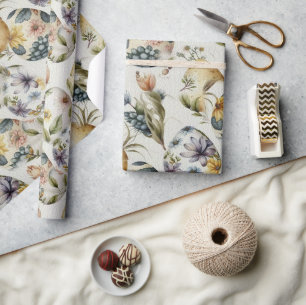 Paaseieren vintage nostalgisch patroon Nr 17 Cadeaupapier