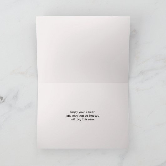 Paaseieren & Vogels Gelukkig Pasen Feestdagen Kaart (Binnen)