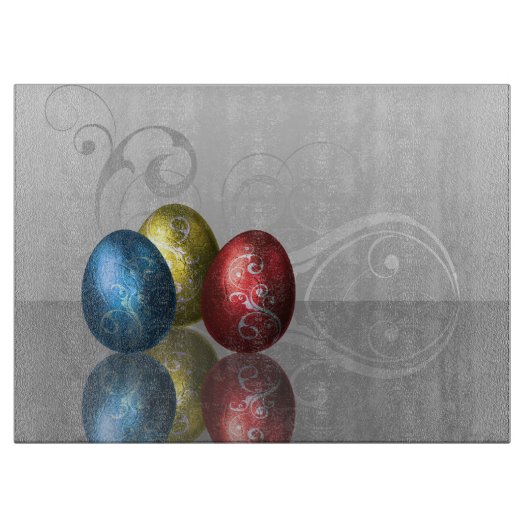 Paaseieren voor glamour - snijbord snijplank (Voorkant)