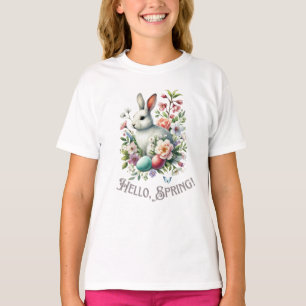 Paaseieren Waterverf Bunny & Eggs T-shirt
