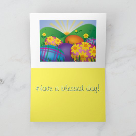 Paaseieren - Wenskaart Feestdagen Kaart (Binnen)