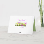 Paaseieren Wenskaart Feestdagen Kaart (Achterkant)