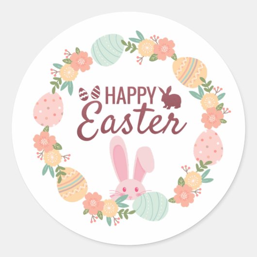 Paaseieren zijn gunstig voor Stickers en ornament (Voorkant)