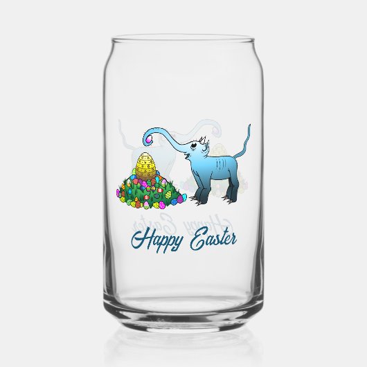 Paaseieren zoeken blikvorm glas (Voorkant)