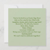 Paaseieren zoeken kaart (Achterkant)