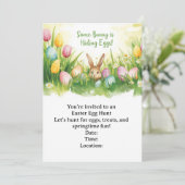 Paaseieren zoeken kaart (Staand voorkant)