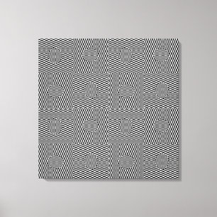 Paaseieren zoeken OpArt Canvas Afdruk