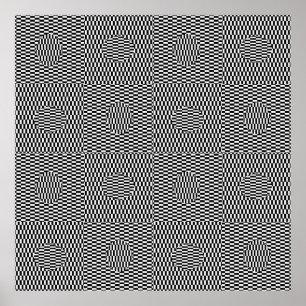 Paaseieren zoeken OpArt Poster