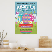 Paaseieren zoeken poster (Keuken)
