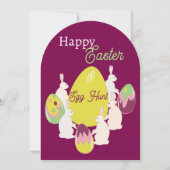 Paaseieren zoeken. Uitnodiging (Voorkant)