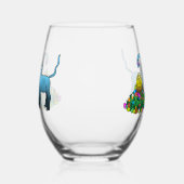 Paaseieren zoeken wijnglas zonder voet (Links)