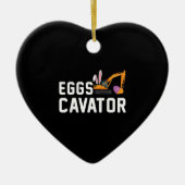 Paaseierhap Shirt voor kinderen Funny Eggs Cavator Keramisch Ornament (Voorkant)