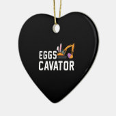 Paaseierhap Shirt voor kinderen Funny Eggs Cavator Keramisch Ornament (Links)